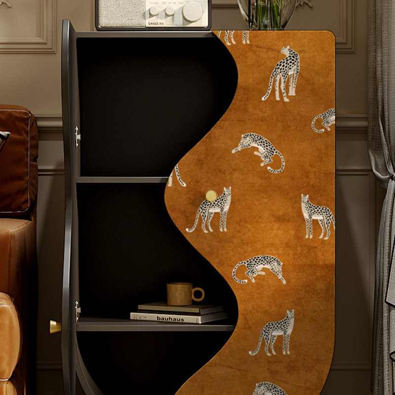Armoire de rangement Vintage Leopard Art
