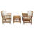 Costas 4 Piece Lounge Chair with Cushions-1509694986