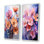 «Peach Purple Violets Représentation Dreams», 2 pièces