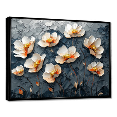 Danse des coquelicots sur pierre II - coquelicots, art mural