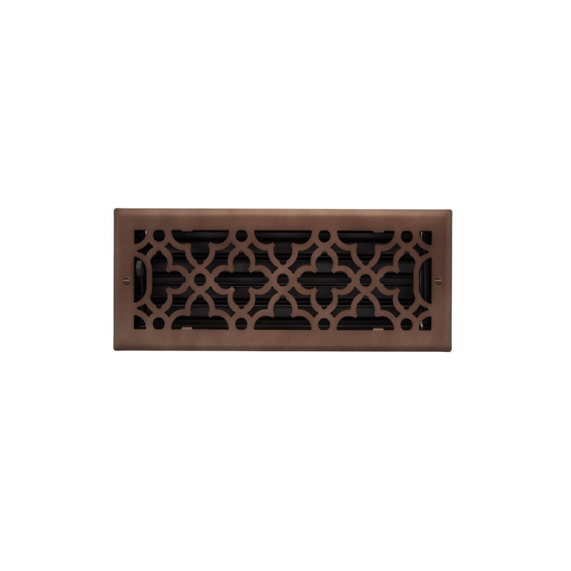 Ballas Steel Wall Register, 0.08" H x 5.25" W x 11.38" L, Oil Rubbed Bronze