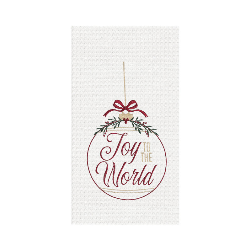 Joy To The World Ornament Towel