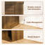 Armoire à café de 39,4 po avec espace réfrigérateur, mini armoire réfrigérateur avec porte-verres à vin, mini support réfrigérateur, buffet pour buffet, armoire à vin pour table de salle à manger