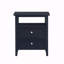 Table de chevet 2 tiroirs Midnight Blue-376583641