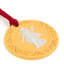 Festive Dancing Hours Ornament, Cane & White