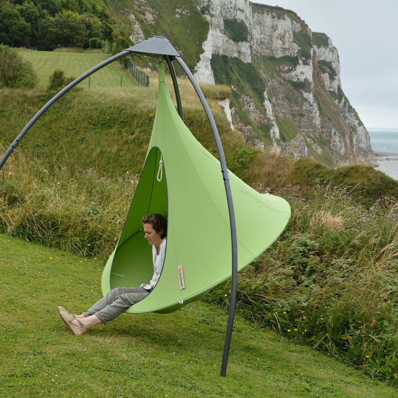 Saffo Hanging Chair, Leaf Green, 183cm H x 183cm W x 183cm D