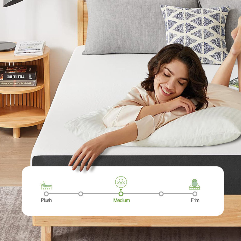 Farleigh Home Medium-Firm Gel Memory Foam Mattress, 5", Twin XL