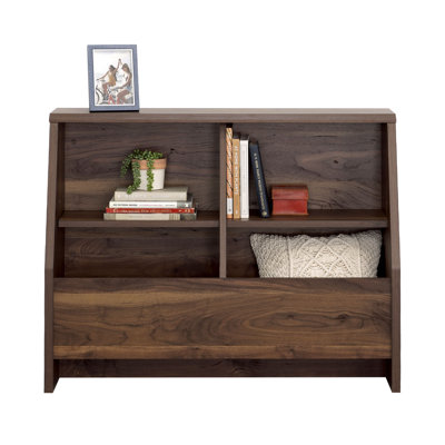 Engineered Wood Mid-Century Modern Bookcase, Brown