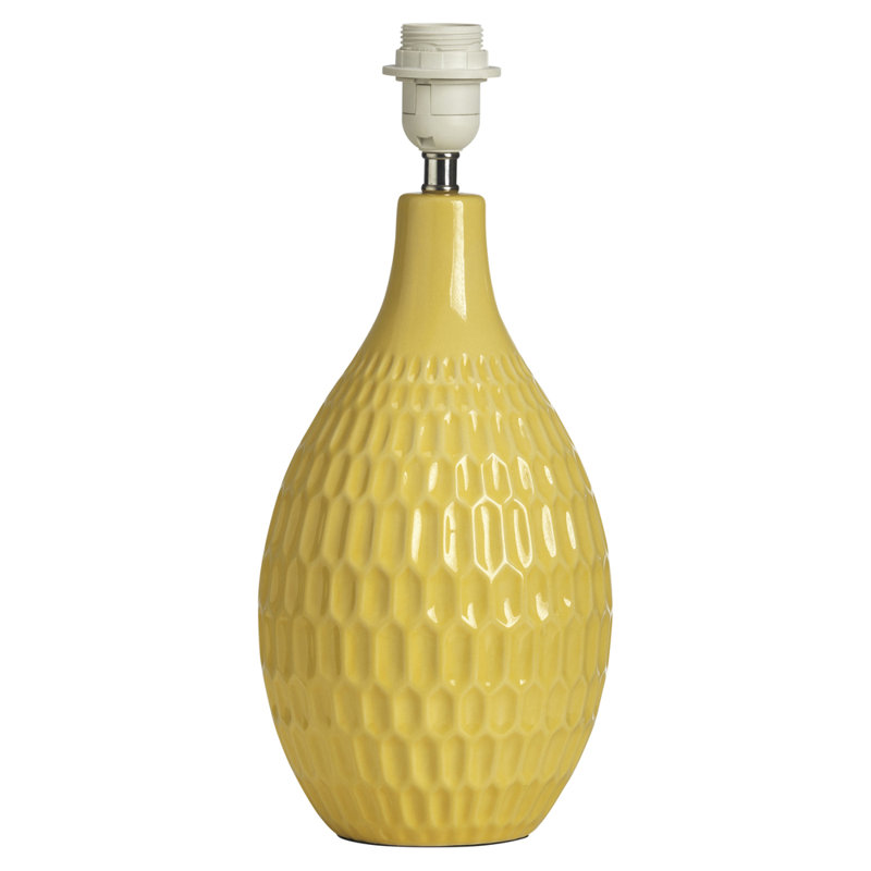Pittsburgh Ceramic Lamp Base Lamp, Mustard