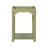Madeline Scalloped Rectangle Side Table Green-529836940