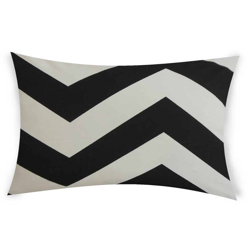  Housse et insert rectangulaires en coton, Gris, 12 po x 24 po