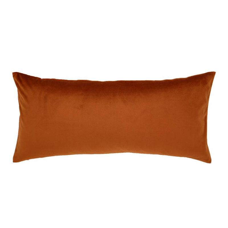 Duchess Rectangular Pillow Cover & Insert, Coal, Rectangle 10"H x 22"W