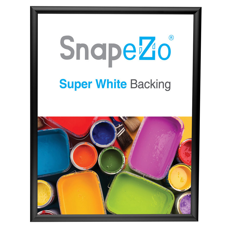 Black Aluminum Front-Loading Wall Poster Frame 22" x 28"