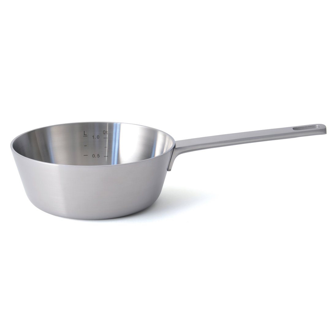 Ron 7" 18/10 Stainless Steel 5-Ply Conical Sauce Pan BergHOFF