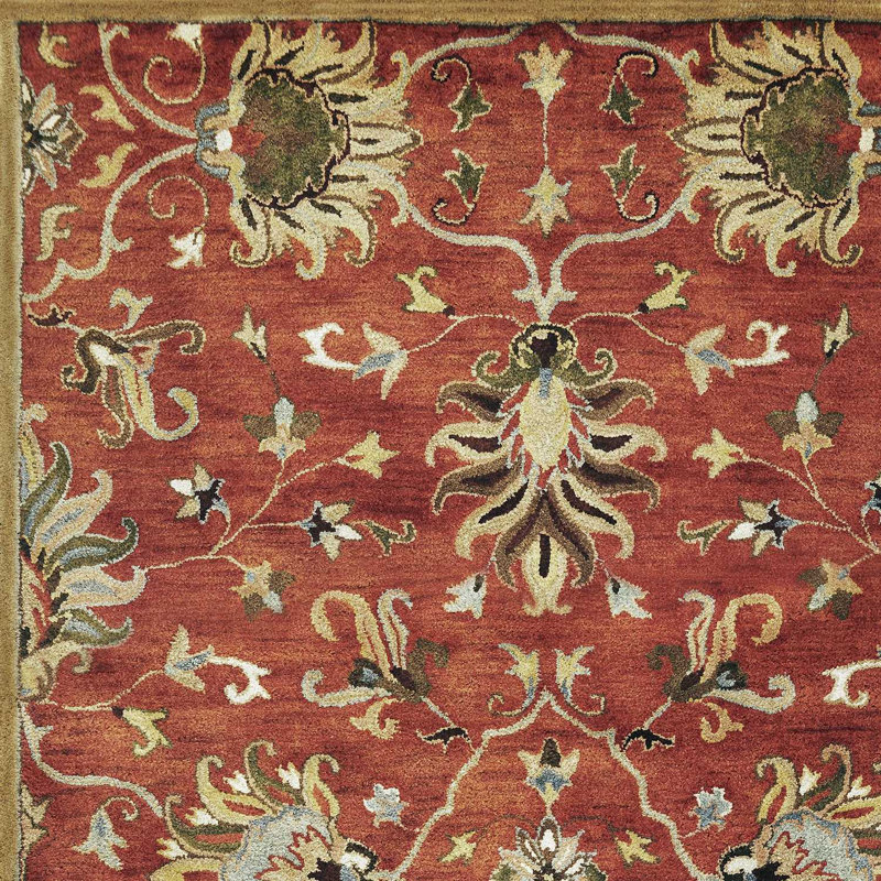 Una Wool Floral Indoor Rug