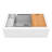 Karran Quartz 34'' X 21-1/4'' Single Bowl Farmhouse Apron Front Workstation Kitchen Sink-72385309