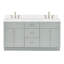 Hamlet 67'' Double Bathroom Vanity with White Quartz Top-93068168