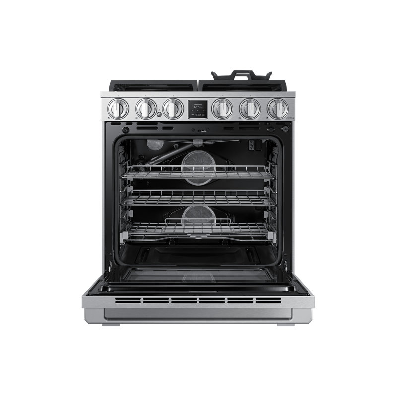 30" Pro-Range 4 Burners, Transitional, Silver, NG/LP, Natural Gas/Liquid Propane
