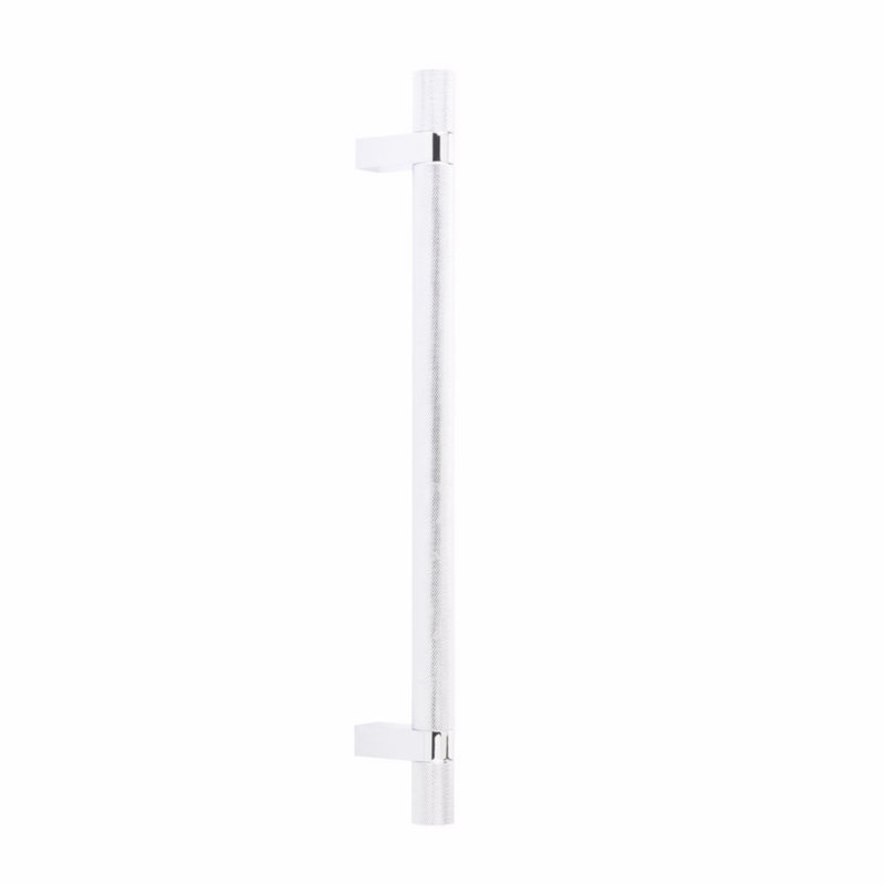 Select Bar / Handle Pull, 12", Knurled Bar Polished Chrome
