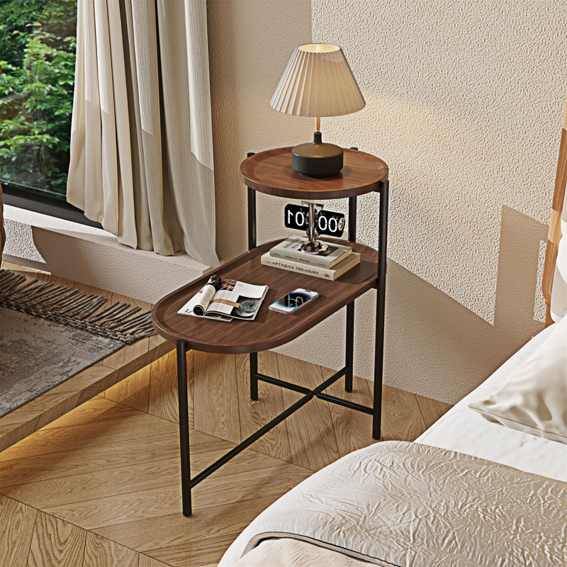 Table d'appoint Gassan Small Tables, Noyer brun