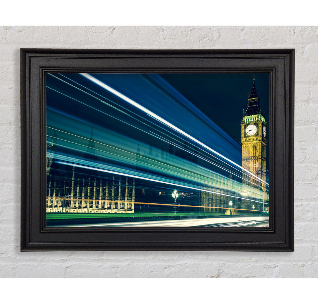 Big Ben Speed Of Light 6 Gerahmter Druck