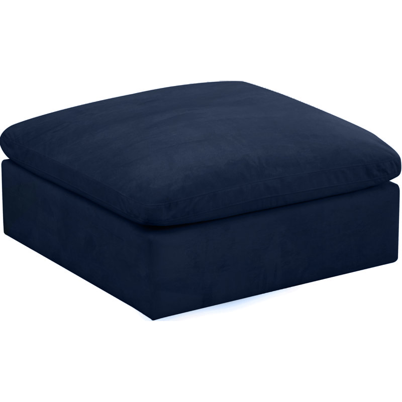 Repose-pieds Cozy, Velours marine
