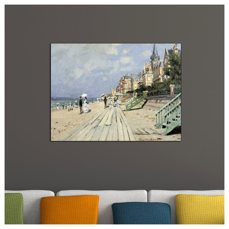 Claude Monet - Wrapped Canvas Painting, 60cm H x 80cm W x 1.8cm D