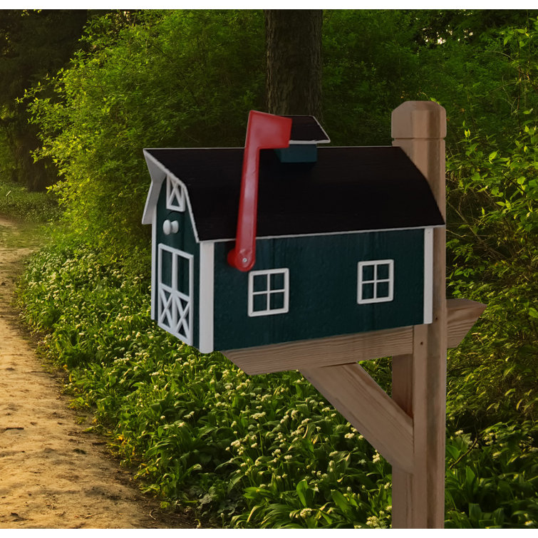 Amish Mailbox, Handmade, Dutch Barn Style Mailbox