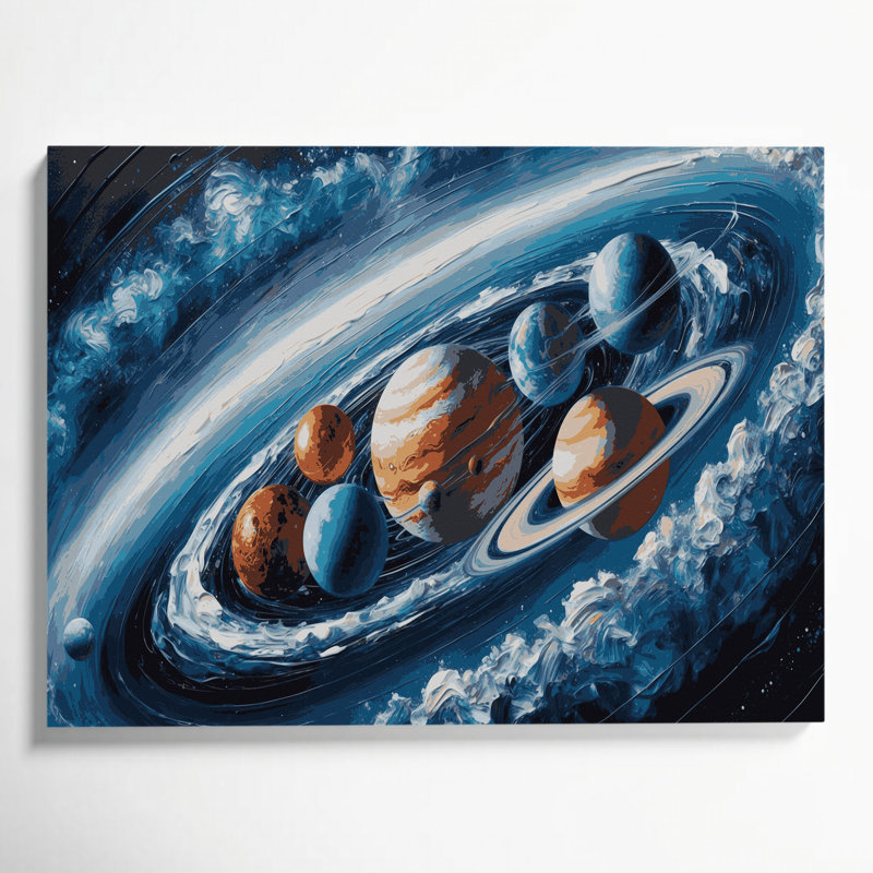 Art mural sur toile gris