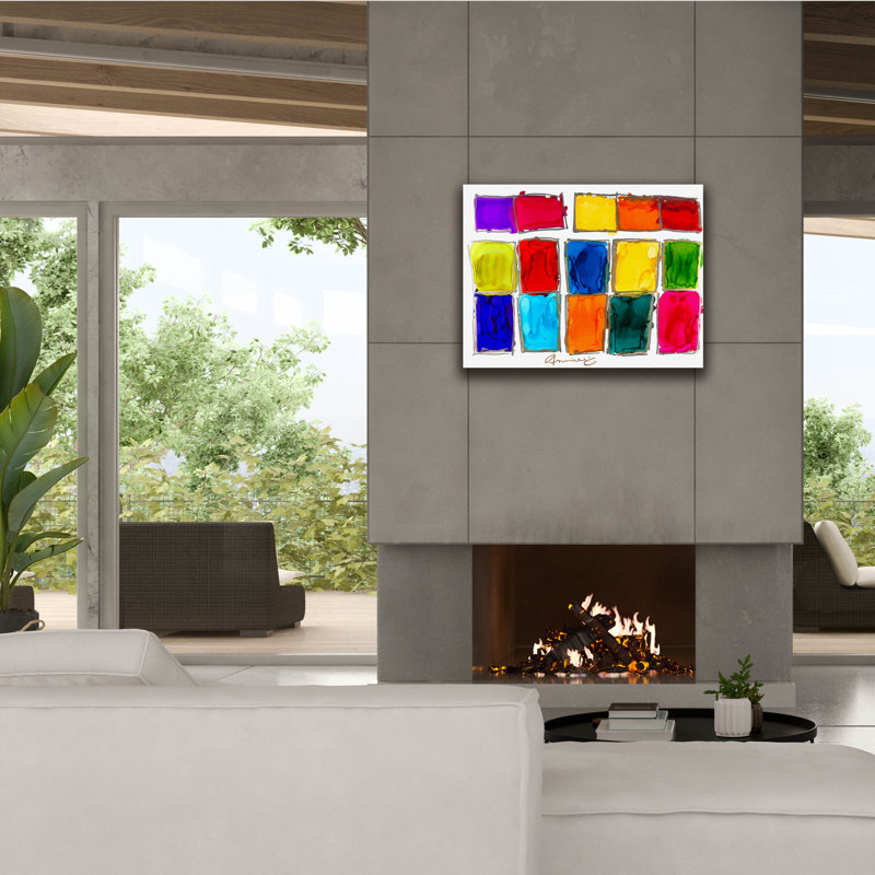 Art mural sur toile Ebern Designs, H 26 po x l 34 po x P 1,5 po