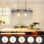 2-Light Elongated Oval Kitchen Island Pedant-441997954