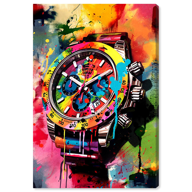 «Watch For Legends», art mural graffiti urbain par Notoriart, Toile tendue, H 45 po x l 30 po
