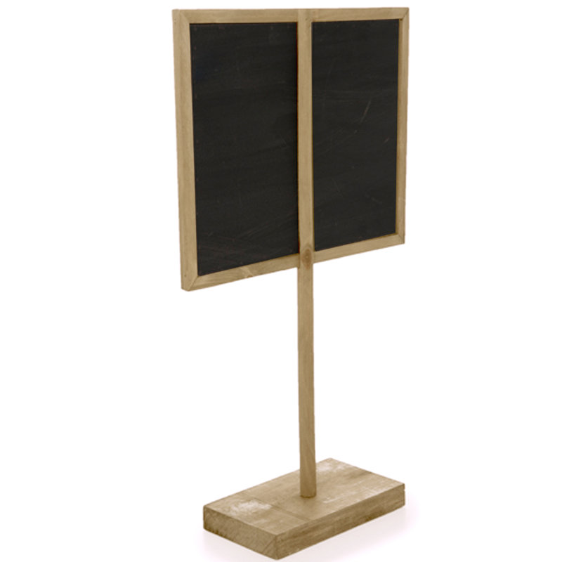 Tableau noir en bois, Naturel, H 1 pi 11 po x l 1 pi