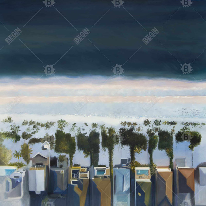 Toile encadrée 24 po x 24 po