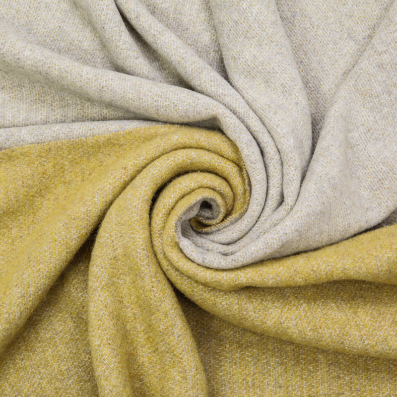 Merino Wool Blanket Gurdarshan, Mustard Yellow