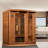 Dynamic Infrared 3 - Person Indoor Bluetooth Compatible FAR Infrared Sauna in Cedar