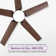 Modern Ceiling Fan with Light 48'' 5-Blade Ceiling Fan With Light Kit And Dimmable LED Light Kit