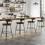 Tabouret de bar et de comptoir pivotant à dossier bas Kipton-1854992591-1854992588