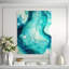 Emerald Wave Painting by Michelle Bennett-25819536-25819544