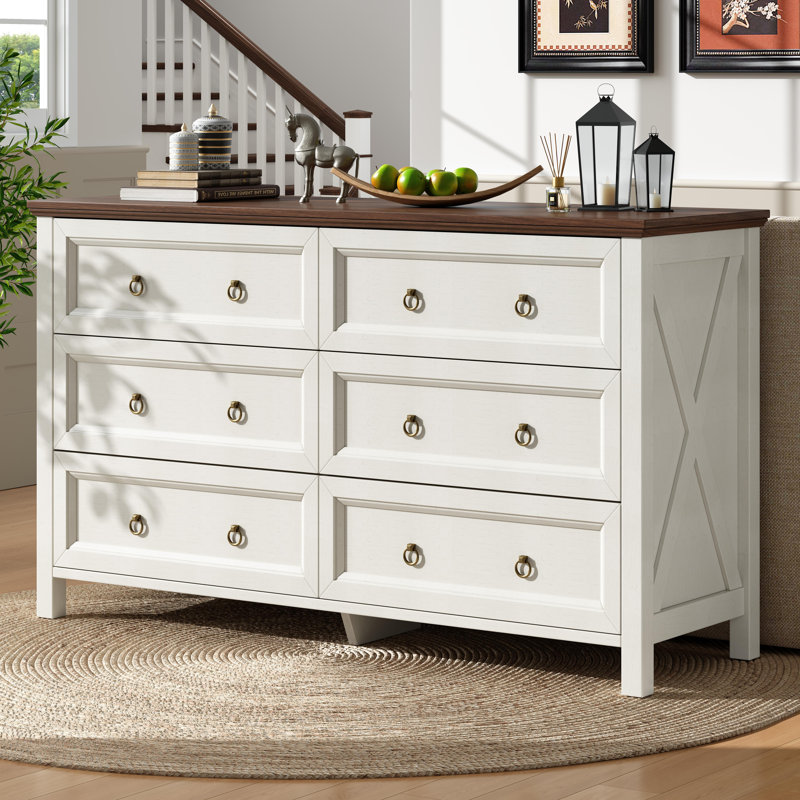 137 cm W Chest of 6 Drawers