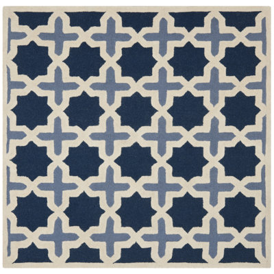 Igna Hand Tufted Wool Geometric Rug