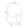 Lampe de table 11 po Loper