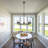 5-Lights Dimmable Linear Chandelier