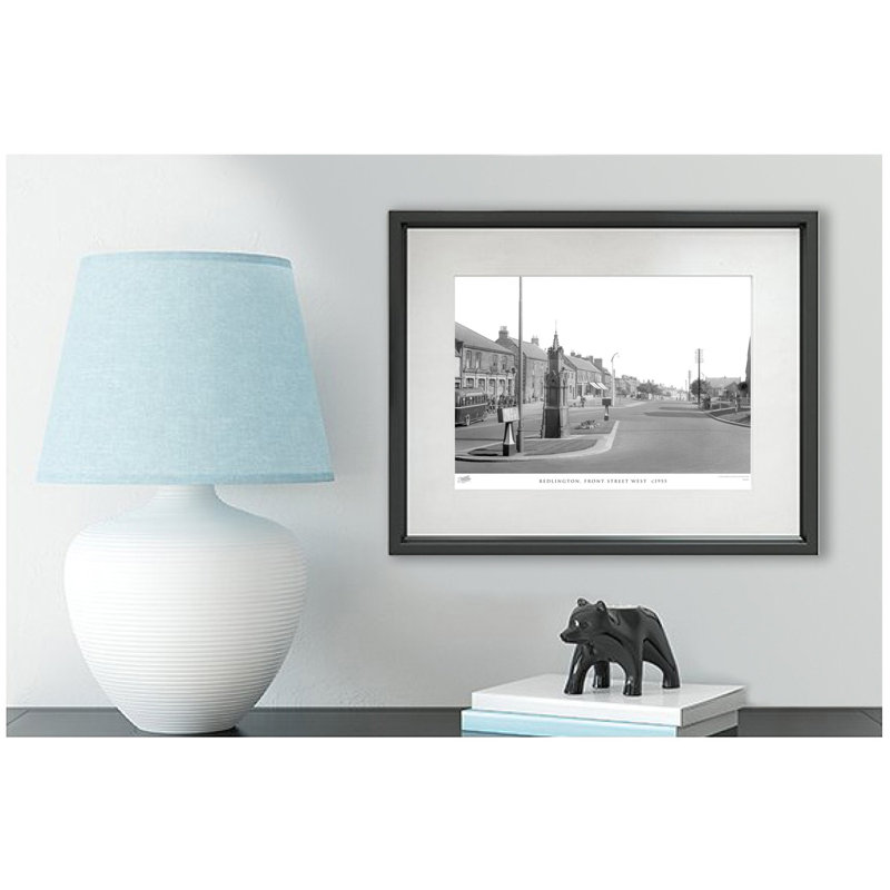 Bedlington, Front Street West C1955 - Single Picture Frame Print, 28cm H x 36cm W x 2.3cm D