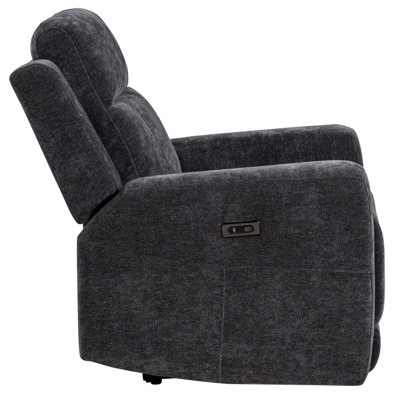 Fauteuil inclinable électrique capitonné Patrick