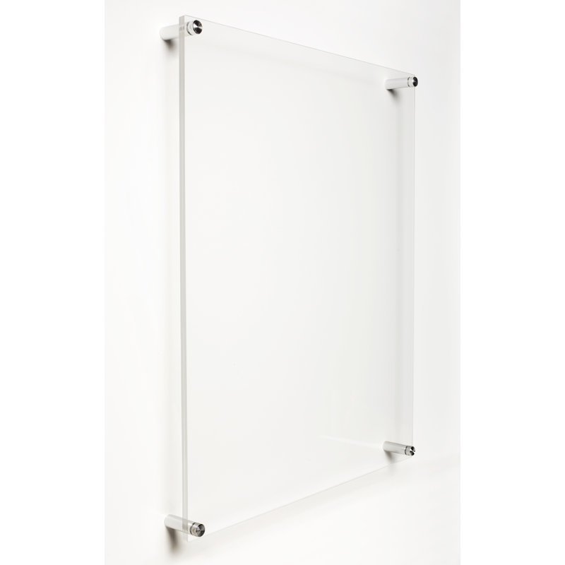 Silver Floating Acrylic Wall Picture Frame 23x27"