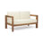 GENSER LOVESEAT & COFFEE TABLE