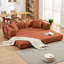 Canapé-lit pliant en velours côtelé 78,5 po 78,5 po avec 2 coussins et matelas à ressorts en mousse pour le salon, aucun assemblage requis-906720617