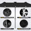 Grand parasol d'extérieur double face 15 pi avec base 15 pi-387823317