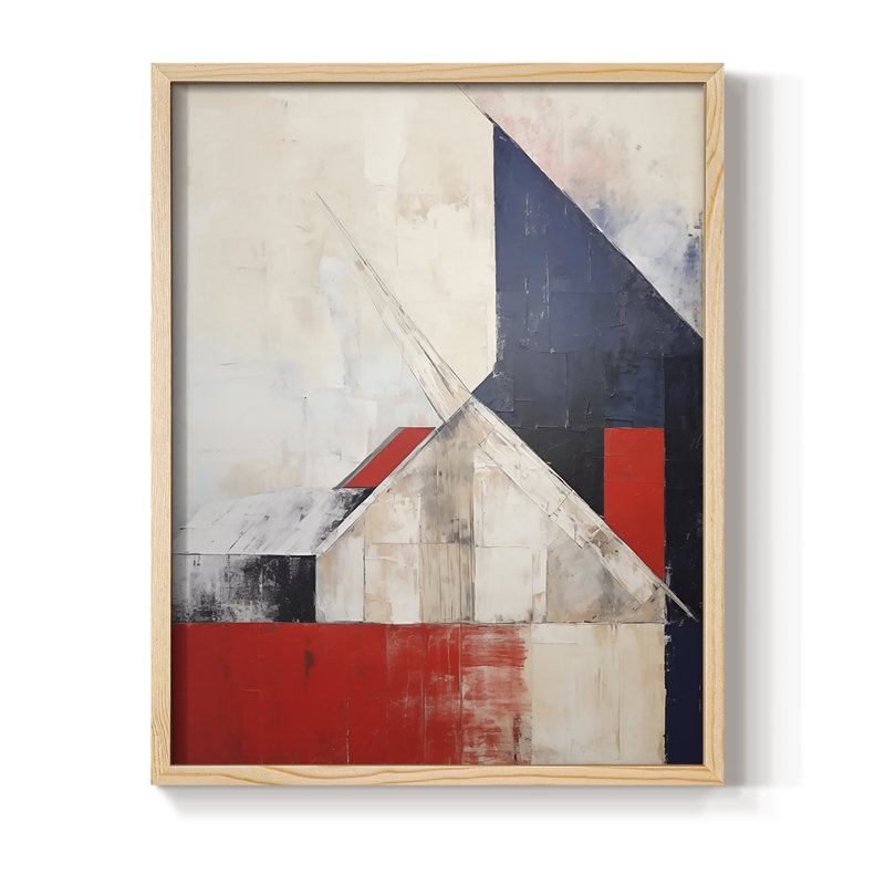 «LANDSCAPES Series Cxxi», reproduction encadrée - bois massif, 11" H x 9" W